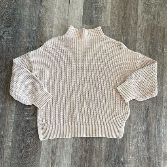 Cupcakes and Cashmere Ribbed Knit Tan Sweater - Size: XS - Picture 8 of 8